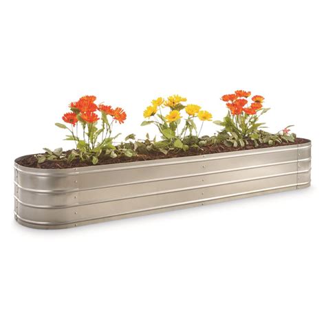 metal box planters|planter box with galvanized metal.